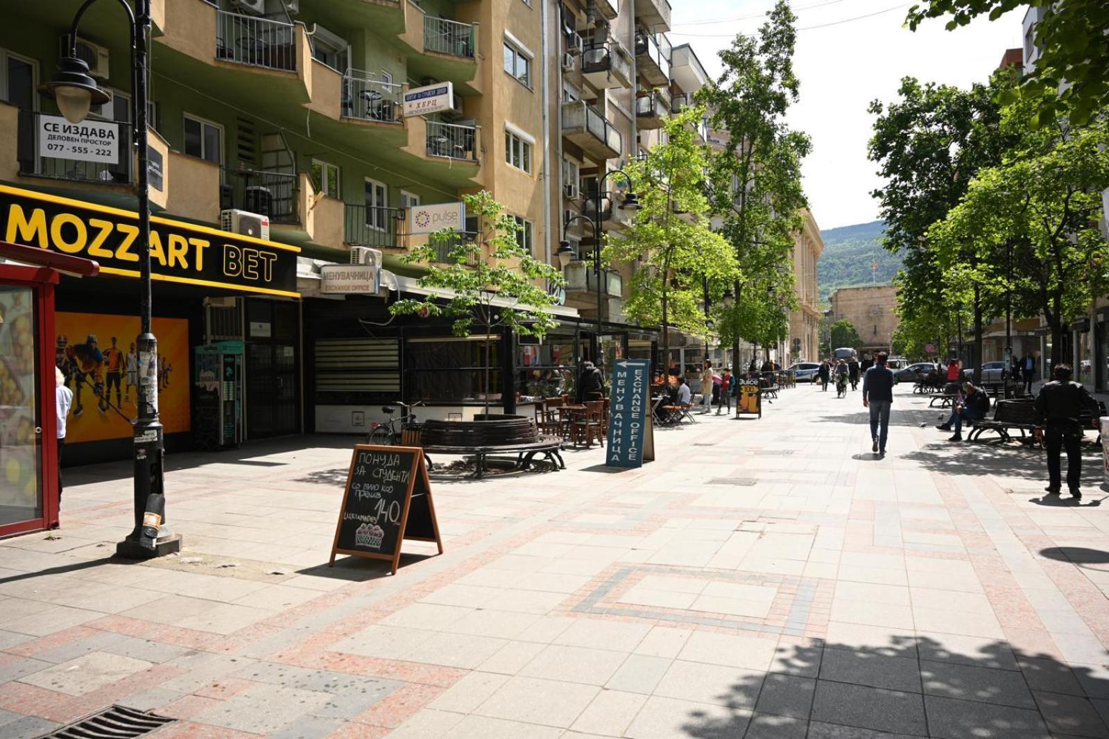 Cinema Vardar Apartment Skopie Exterior foto